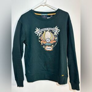 Maison Scotch & Soda Cotton Artwork Sweatshirt - Small